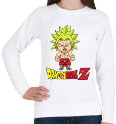 printfashion Dragon Ball Z Broly - Női pulóver - Fehér (1818707)