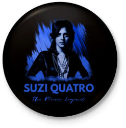 printfashion suzi quatro - Kitűző, hűtőmágnes - Fekete (3912333)
