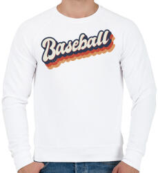 printfashion Baseball - Férfi pulóver - Fehér (4751500)