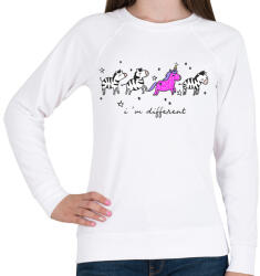 printfashion Nem vagyok átlagos - Női pulóver - Fehér (2929344)