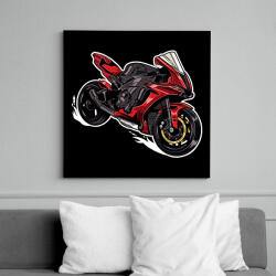 printfashion Sport motor - Vászonkép - Fekete (14140460)
