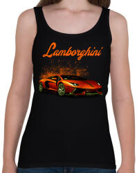 printfashion lamborghini - Női atléta - Fekete (16223397)