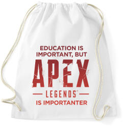 printfashion Apex Is Importanter (Red) - Sportzsák, Tornazsák - Fehér (1257913)