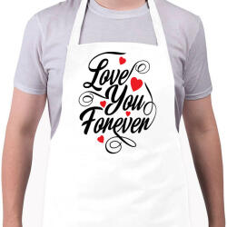 printfashion Love u 4ever - Kötény - Fehér (4909561)