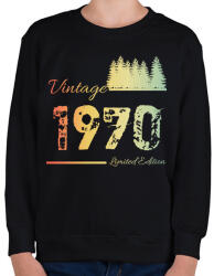 printfashion 1970 - Gyerek pulóver - Fekete (12611516)