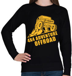 printfashion 4x4 offroad - Női pulóver - Fekete (1474332)