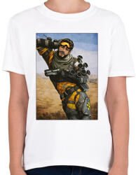 printfashion Mirage - Apex Legends - Gyerek póló - Fehér (1366486)