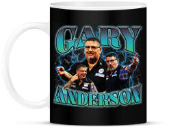 printfashion Gary Anderson - darts - Bögre - Fekete (15547184)