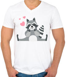 printfashion Mosómaci - Férfi V-nyakú póló - Fehér (15574577)