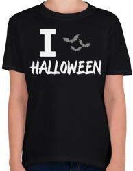 printfashion I love Halloween - Gyerek póló - Fekete (9530293)