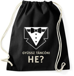 printfashion Jössz táncolni? - Sportzsák, Tornazsák - Fekete (10456051)