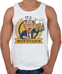 printfashion Sör-idő - Férfi atléta - Fehér (5645428)