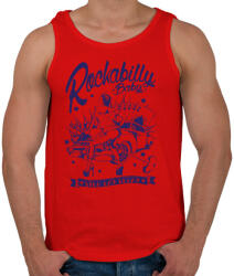 printfashion Rockabilly baby - Férfi atléta - Piros (194528)
