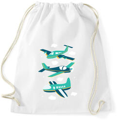 printfashion Repülők - Sportzsák, Tornazsák - Fehér (6247448)