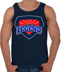 printfashion 20 YEARS LEGEND - Férfi atléta - Sötétkék (9781097)