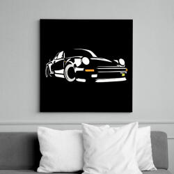 printfashion Porsche 911 - Vászonkép - Fekete (6650581)