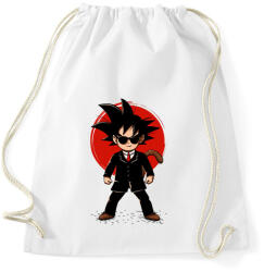 printfashion Goku - Ügynök - Sportzsák, Tornazsák - Fehér (976305)