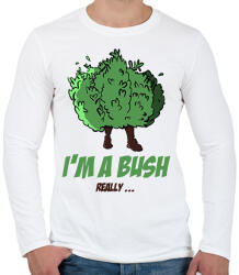 printfashion Fortnite Bush Tee - Férfi hosszú ujjú póló - Fehér (1262492)