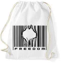 printfashion Freedom - Sportzsák, Tornazsák - Fehér (12351590)