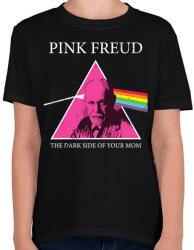 printfashion pink freud - Gyerek póló - Fekete (1892803)