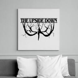 printfashion Th upside down fekete démon - Vászonkép - Fehér (6635628)