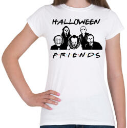 printfashion Halloween friends - Női póló - Fehér (14601759)