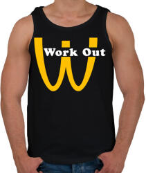 printfashion McDonalds Work Out - Férfi atléta - Fekete (3558699)