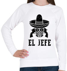 printfashion el jefe - Női pulóver - Fehér (1851339)