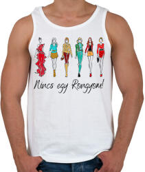 printfashion Nincs egy rongyom! - Férfi atléta - Fehér (12062630)