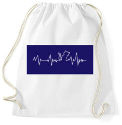 printfashion Cic ekg - Sportzsák, Tornazsák - Fehér (423515)