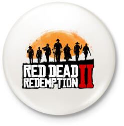 printfashion Red Dead Redemption 2 - Kitűző, hűtőmágnes - Fehér (7606582)