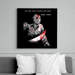 printfashion Jason Voorhees - Vászonkép - Fekete (6660101)