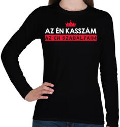 printfashion Az én kasszám - Női hosszú ujjú póló - Fekete (8805166)
