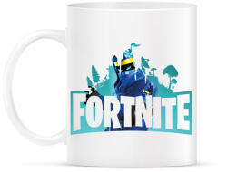 printfashion Fortnite logo Ninja - Bögre - Fehér (16348090)