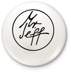 printfashion Mr. Jeff - Kitűző, hűtőmágnes - Fehér (3076609)
