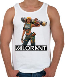 printfashion Valorant Raze - Férfi atléta - Fehér (2526410)