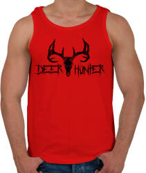 printfashion Deer Hunter Black - Férfi atléta - Piros (2052353)