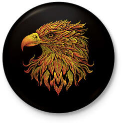 printfashion sas - Kitűző, hűtőmágnes - Fekete (15550340)