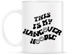 printfashion This is my hangover hoodie - Bögre - Fehér (16722413)