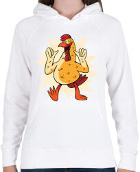 printfashion Kakas - Női kapucnis pulóver - Fehér (7629118)