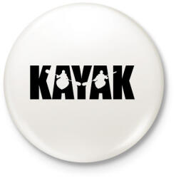 printfashion KAYAK - Kitűző, hűtőmágnes - Fehér (15918993)