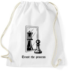 printfashion Trust the process - Sportzsák, Tornazsák - Fehér (15882780)