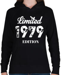 printfashion 1979 - Női kapucnis pulóver - Fekete (4554679)