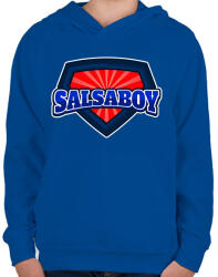 printfashion SALSABOY - Gyerek kapucnis pulóver - Királykék (11371436)