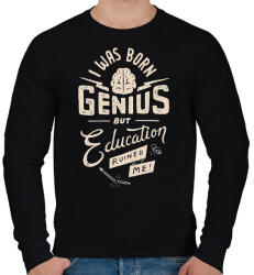 printfashion Genius - Férfi pulóver - Fekete (382358)