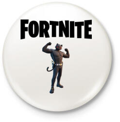 printfashion Fortnite Shadow Meowscles - Kitűző, hűtőmágnes - Fehér (3089115)