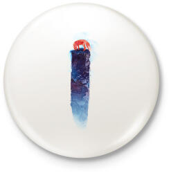 printfashion Where do we go now - Kitűző, hűtőmágnes - Fehér (3074852)