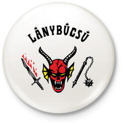 printfashion Hellfire Club lanybucsu - Kitűző, hűtőmágnes - Fehér (8148359)