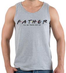 printfashion Father forever - Férfi atléta - Sport szürke (2588088)