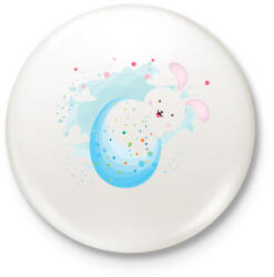 printfashion husvét27 - Kitűző, hűtőmágnes - Fehér (6615517)